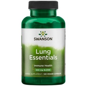 Swanson Herbal Supplements Lung Essentials 500 mg Veggie Capsule 120ct. - 1 of 4