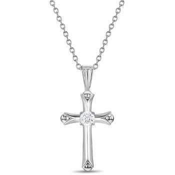 Girls' Gothic Style Cross Sterling Silver Necklace -  In Season Jewelry