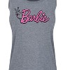 Women's - Barbie - Pink Leopard Print Logo Graphic Racerback Tank - 2 of 4