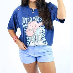 Women's Long Live Wild West Tee - Zutter - 1 of 4