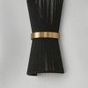 Capital Lighting Cecilia 2 - Light Wall Light in  Black Rope/Patinaed Brass - 2 of 4