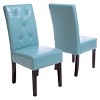Taylor Bonded Leather Dining Chair Set 2ct - Christopher Knight Home - 4 of 4