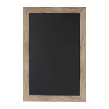 Beatrice Framed Magnetic Chalkboard Rustic Brown - DesignOvation