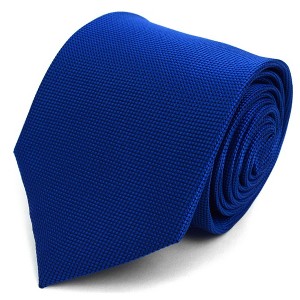 Boy's Solid Color Microfiber Poly Woven 2.5 Inch Wide And 49 Inch Long Necktie - 1 of 4