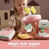 Joyfy Play Kitchen Toys with Lights and Sounds, Pretend Play Toy Set for Girls Boys, Color Changing Breakfast Play Set, Easter Birthday Gift for Kids - 2 of 4