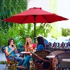Yaheetech 7.5 FT Patio Umbrella Market Umbrella for Garden, Backyard, Pool, Beach - 2 of 4