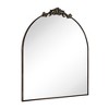 TEHOME Luna Arched Stainless Steel Framed Orante Mirror Wall Mounted Bathroom Vanity Mirror - 3 of 4