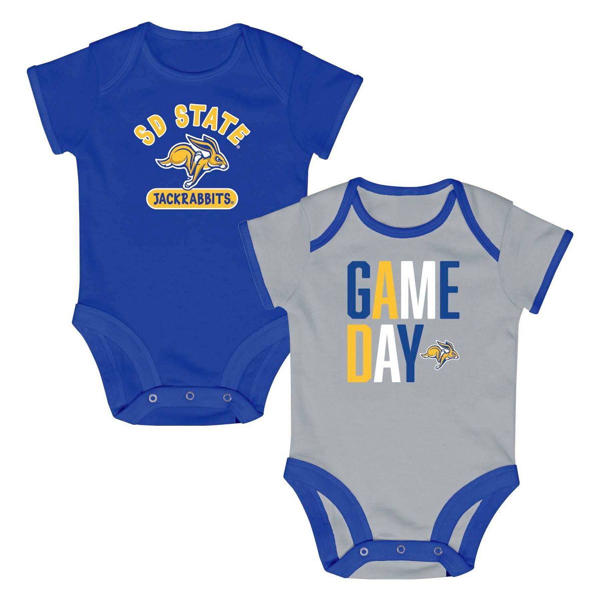 NCAA South Dakota State Jackrabbits Newborn 2pk Bodysuit