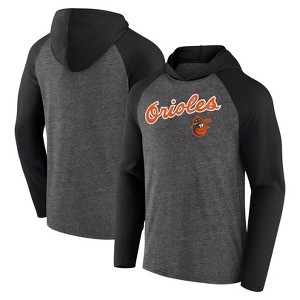 MLB Baltimore Orioles Men's Lightweight Hooded Sweatshirt - 1 of 3