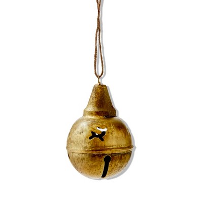 TAG Antique Reindeer  Bell Ornament