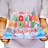 Paper Love 3D Pop Up Christmas Card | Holly Jolly Christmas Greeting Card for Christmas or Holiday Season | 5" x 7" w/Envelope & Note Tag - 3 of 4
