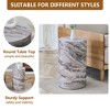 NicBex Modern Simple Cylinder Textured-Pattern Coffee Table,Minimalist Center Table for Living Room,Living Room Furniture - 2 of 4