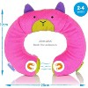 Trunki Kid's Travel Neck Pillow & Chin Rest | Support Sleepy Heads in the Car Seat, Plane, Bike or Stroller | Yondi SMALL Betsy (Pink) - 2 of 4