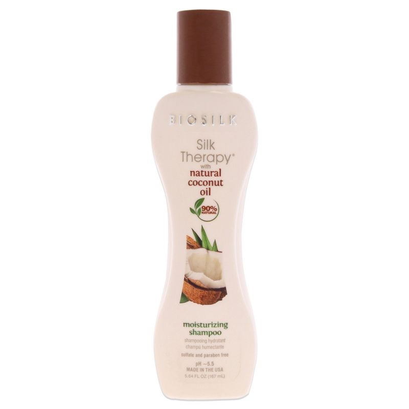 Biosilk Silk Therapy with Organic Coconut Oil Moisturizing Shampoo, 1 of 5