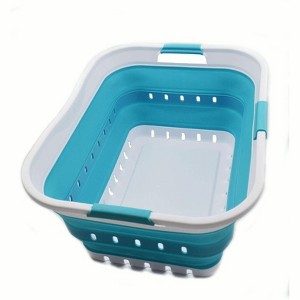 SAMMART 42L (11 gallon) Collapsible Plastic Laundry Basket - 1 of 4