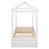 Wooden Twin Size Bed Frames With Twin Size Trundle, Easy Assembly, Platform Bed Frame, Slat Mattress Foundation - 4 of 4