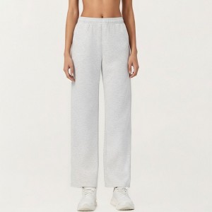 Anna-Kaci Active Women's High Waist Relaxed Fit Sweatpants with Elastic Waistband and Side Pockets - 1 of 4