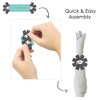 Big Dot of Happiness Medical School Grad - Doctor Graduation Party Paper Napkin Holder - Napkin Rings - Set of 24 - 4 of 4