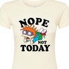 Women's - Rugrats - Chuckie Nope Not Today Fitted Graphic T-Shirt - 2 of 4