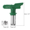Unique Bargains 304 Stainless Steel Reversible Airless Sprayer Paint Nozzles 2 Pcs - 3 of 4