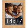 PosterPalooza | 14x17 Modern Bamboo Picture Frame, UV Acrylic, 5 Finishes - 2 of 4