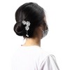 Unique Bargains Women's Classic Flowers Tassel Hair Pins 4.84"x2.52"x0.47" 1 Pc - 2 of 4