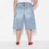 Women's Low-Rise Denim Skater Shorts - Wild Fable™ - 3 of 3