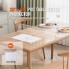 VEVOR Plastic Table Cover, 30 x 60 Inch 1.5 mm Thick Clear Table Protector, Rectangle PVC Desk Mat, Waterproof & Easy Cleaning Desk Pad, Transparent - 3 of 4