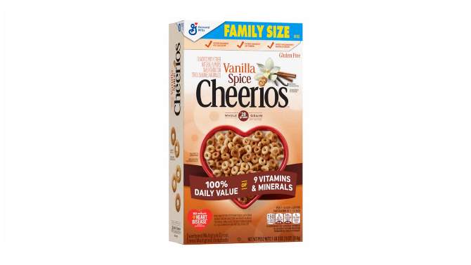 Cheerios Vanilla Spice Family Size - 18oz, 2 of 9, play video