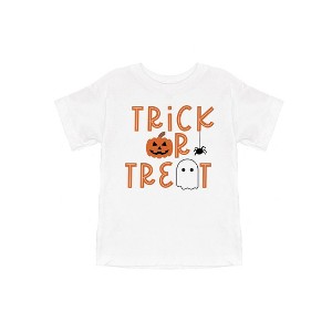 The Juniper Shop Trick Or Treat Spider Kids Short Sleeve Tee - 1 of 2