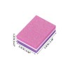 Unique Bargains Soft Two-color Mini Block Nail Buffers 50 Pcs - 4 of 4