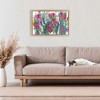 Stupell Industries Expressive Blooming Roses Floating Frame Canvas Art, Gold, 25" x 17" - 3 of 4