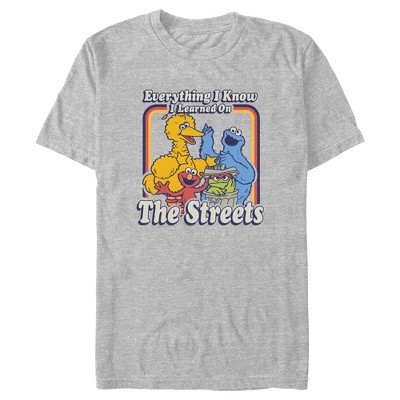 Women's Sesame Street Everything I Know I Learned On The Streets T ...