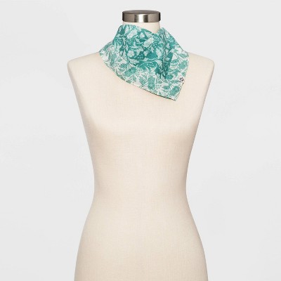 Women's Floral Print Bandana - Universal Thread™ Green