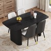 5-Piece Dining Set with MDF Table and 4 Chairs with PU Cushions - 4 of 4