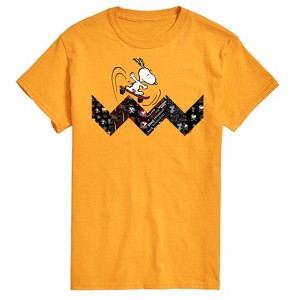 Men's - Peanuts - Snoopy Skating Pattern Short Sleeve Graphic T-Shirt - 1 of 4