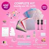 Joyfy 400+ Pcs Fashion Design Kit, Sewing Kit for Kids Age 8-12, DIY Arts & Crafts, Creative Girl Toys Ideal Birthday Christmas Gift for Young Girls - 2 of 4