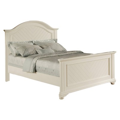 target white bed