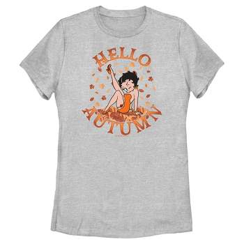 Women's Betty Boop Hello Autumn T-Shirt