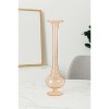 Pink Glass Stem Vase (Set of 2) - 2 of 3