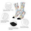 Cute Snowman Women Printed Crew Socks Funny Funky Socks Soft Polyester Novelty Gifts for Artists Men - 4 of 4