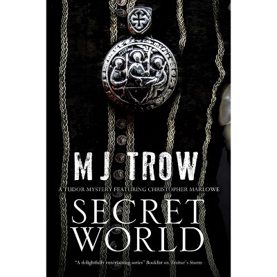 Secret World - (Kit Marlowe Mystery) Large Print by  M J Trow (Hardcover)