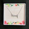 To My Love Greeting Card Sterling Silver Love Necklace Womens Ginger Lyne Collection - 3 of 4