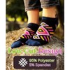Tipi Toe Womens 10 Pairs Inspiring Positivity Palette Pattern & Mix Colors For Vibrant Style Low Cut/No Show Socks - 2 of 4