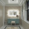 Apmir Super Bright 192 LEDs/m Front LED Lighted Anti-Fog Tempered Glass Bathroom/Vanity Mirror with ETL & 3-Year Warranty - 2 of 4