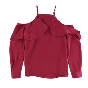 bar III Womens Cold Shoulder Knit Blouse - 1 of 2