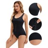 INSPIRE CHIC Women's 3 Rows Waist Cincher Butt Tummy Control Full Shapewear Body Shaper - 3 of 4