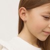Girls' Royal Heart CZ Screw Back 14k Gold Earrings - In Season Jewelry - 2 of 4