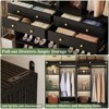 Aheaplus Closet System with Shoes Shelf and Hanging Rod, Wooden Closet with Drawers - 4 of 4