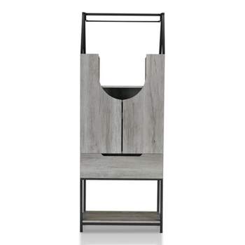 Meluse Multi Storage Wine Cabinet Vintage Gray - HOMES: Inside + Out